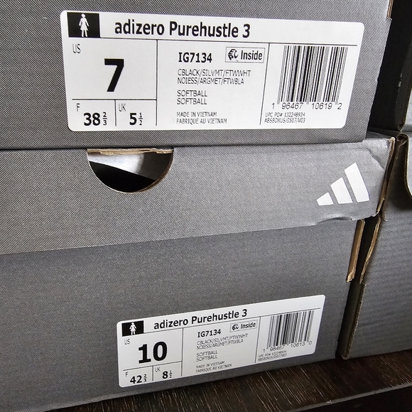 Adidas ADIZERO PUREHUSTLE 3 CLEATS women's softball shoes IG7134 - Picture 16 of 16